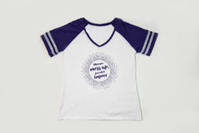 Front of T-Shirt with "When You Mess Up Just Call It Improv" written on it